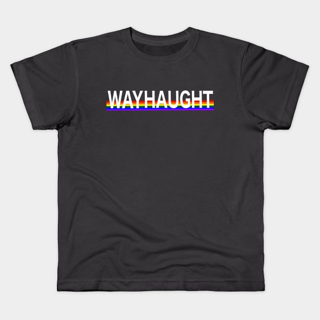 Rainbow WayHaught Kids T-Shirt by Colettesky